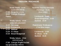 Triduum Paschalne w naszej Parafii